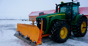 Отвал бульдозерный гидроповоротный на John Deere 8